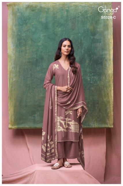 Ganga delissa 5328 silk dress material wholesale in bangalore